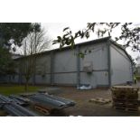 STEEL PORTAL FRAMED WAREHOUSE BUILDING, approx. 70m x 22m x 6.6m eaves height, with insulated