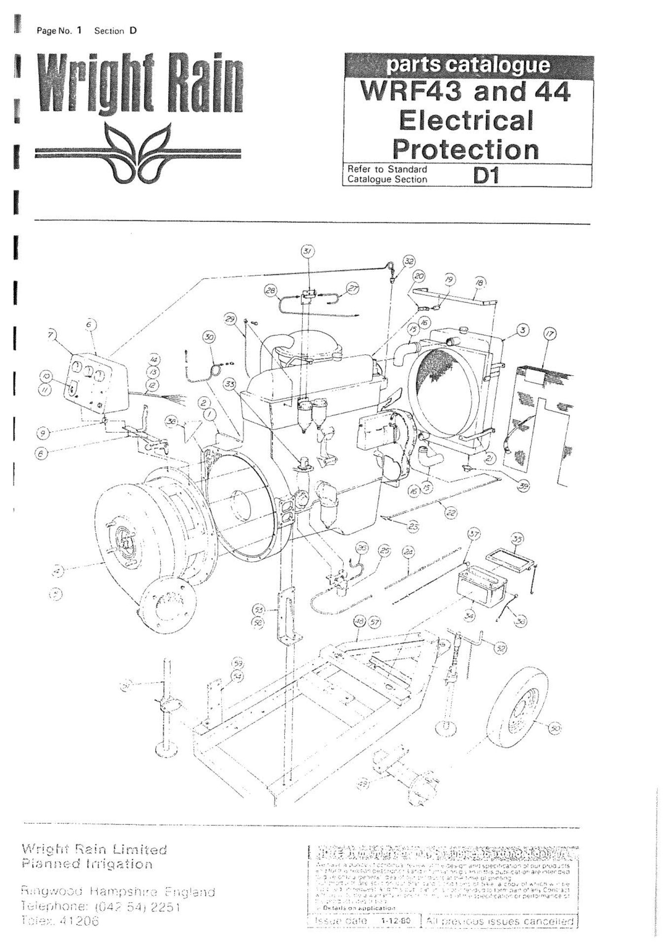 Ford 2722 WRF43 Water Cooled Four Cylinder Diesel Engine (formerly used for irrigation pump), - Image 12 of 17