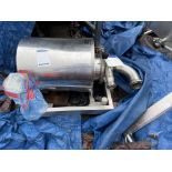 3in Stainless Steel Pump, on stainless steel frame