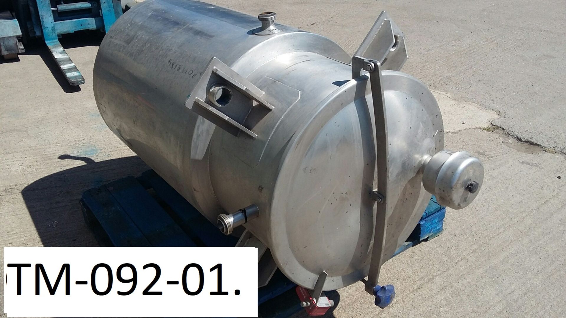APV 250L Vessel, which has a jacket then insulated and clad in stainless steel enclosed and has - Image 2 of 5
