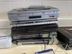Assorted CD Players, as set out in one stack (Room
