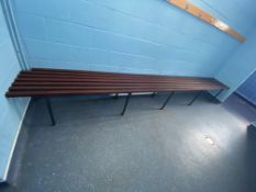 Partially Wall Mounted Benches Throughout, with ga