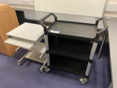 Three Tier Trolley, with computer bench (Room 131)