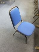 17 Fabric Upholstered Steel Framed Chairs & Five F
