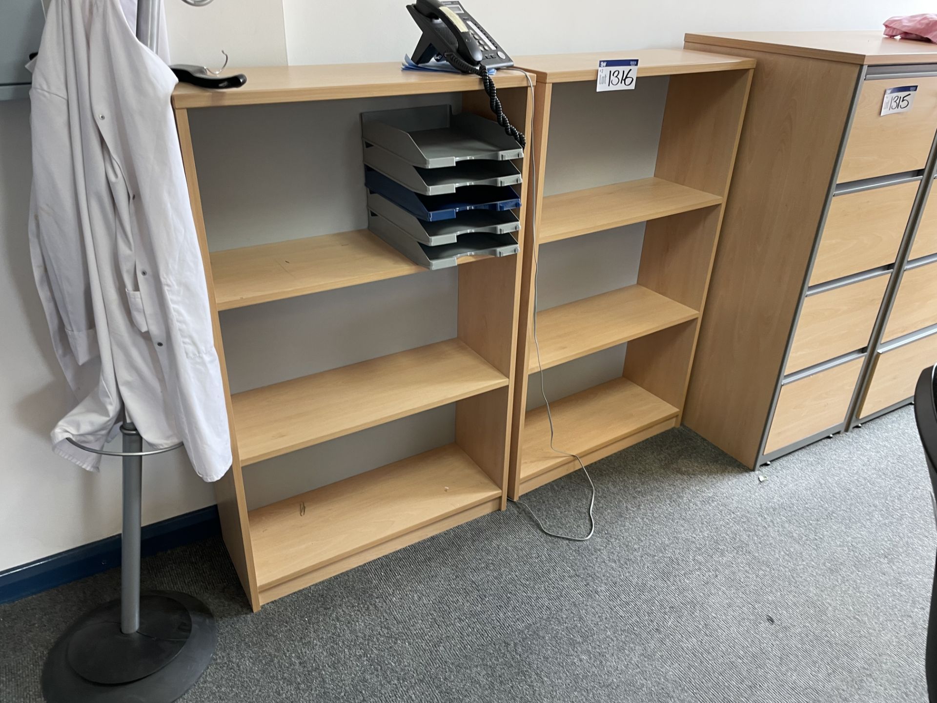 Three Shelving Units (Science First Floor Office)