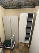 Three Double Door Steel Cabinets (Room 132)