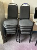 22 Fabric Upholstered Steel Framed Stand Chairs (R