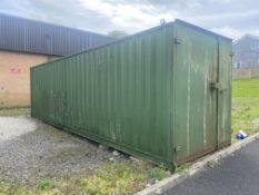 Steel Cargo Container, approx. 9m long (Yard)