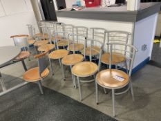 15 Steel Framed Stand Chairs (Dining Hall)
