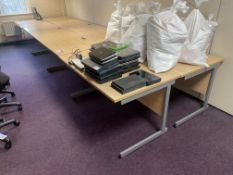 12 Cantilever Framed Desks (reserve removal until