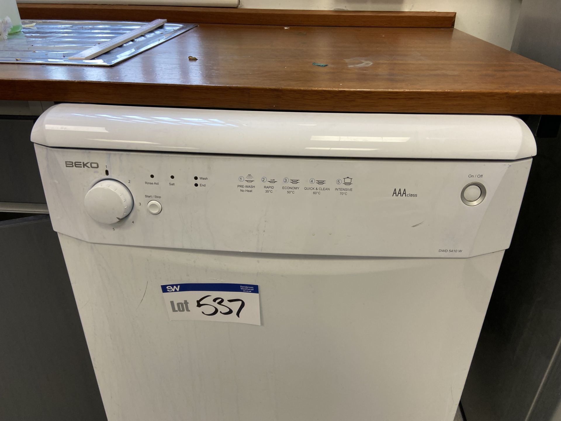 Beko DWD5410W Dishwasher (Room 812) - Image 2 of 2