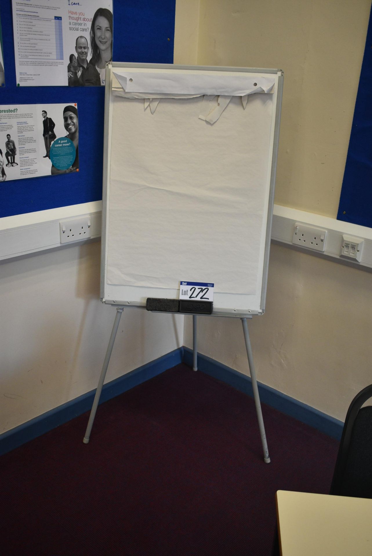 Easel, with white board/ flip chart (Room 116)