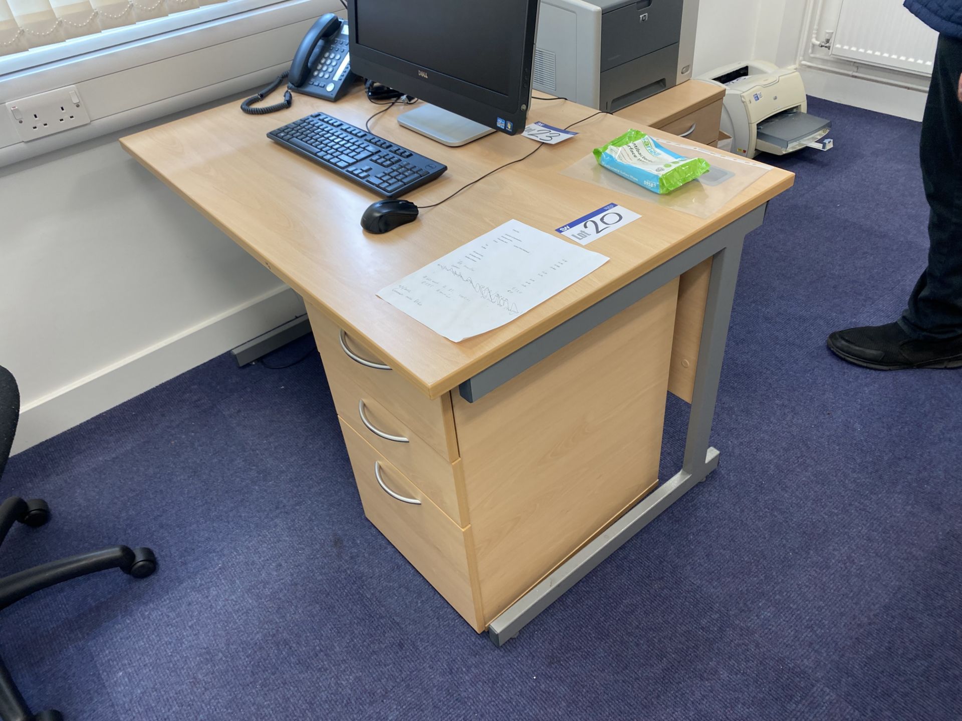 Office Furniture Contents of Room, including two s