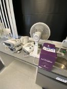 Assorted Fans & Equipment, as set out (Room 911)