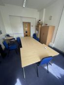 Contents of Meeting Room, including meeting table,