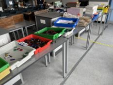 Assorted Equipment, in plastic trays on top of ben