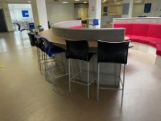 Approx. 15 High Stools (blue and black) (Dining Ha