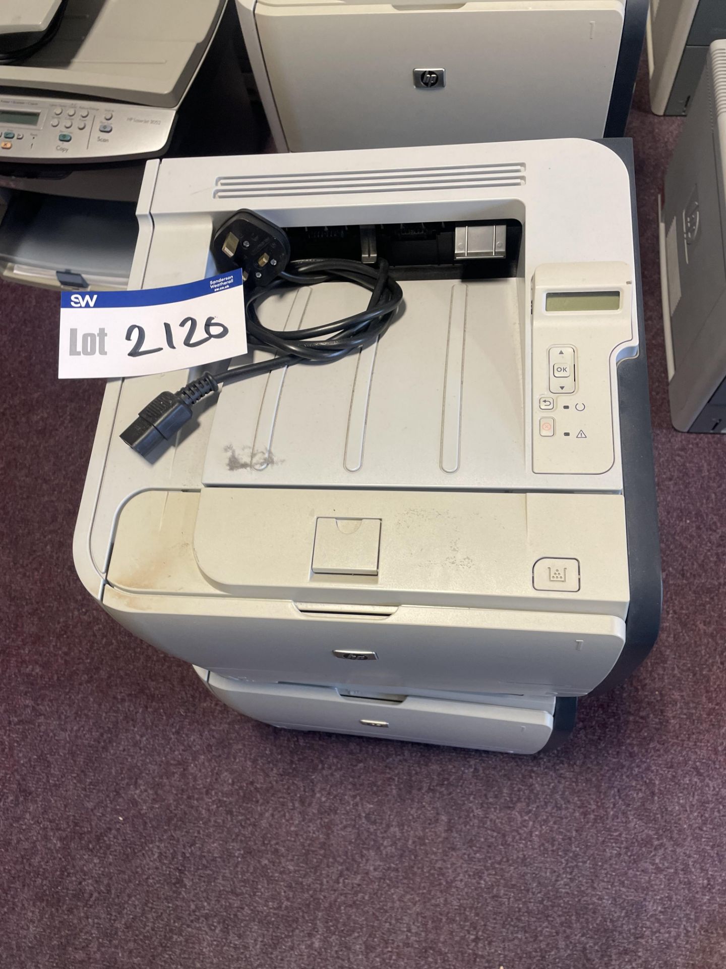 Two HP LaserJet P2055dn Printers (Room 605) - Image 4 of 4
