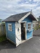 Wendy House, approx. 2m x 2.4m x 2.4m high overall