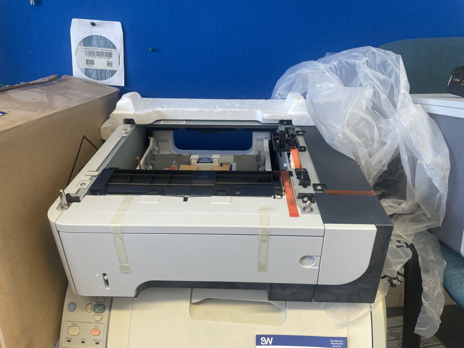 HP Color LaserJet 3550 Printer, with extension dra - Image 3 of 3