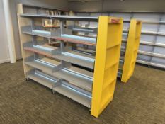 Two Double Sided Bookcases, each approx. 2m x 600m