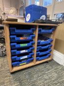 12 Section Tray Storage Unit (Library)