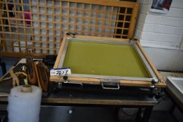 630mm x 520mm Screen Printer, with steel framed be