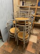 Approx. 23 Steel Framed Stand Chairs (some known t