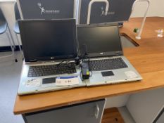 Two Acer Travelmate 2490 Laptops (XP) (Room 814)