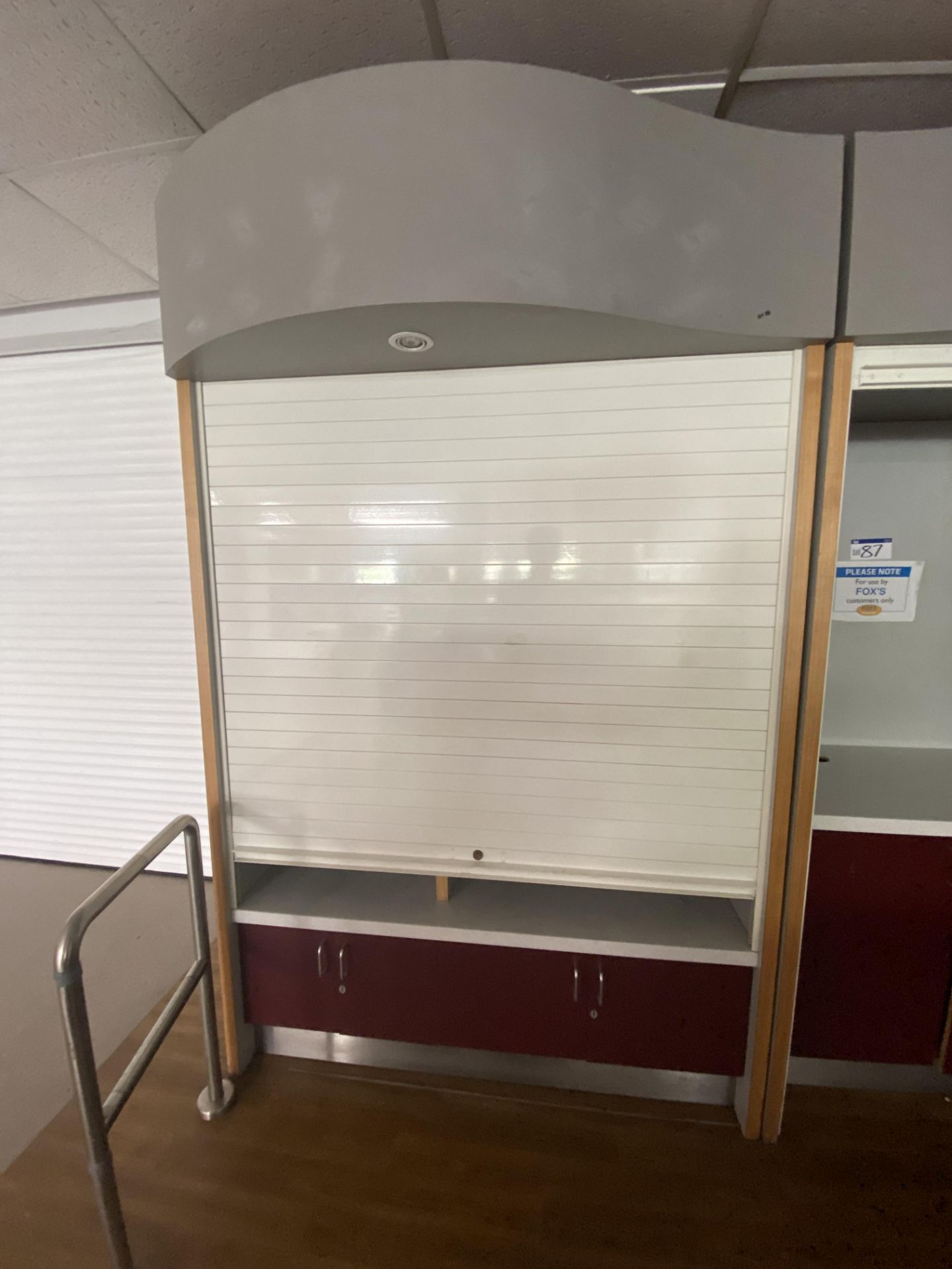 Roller Shutter Front Self-Service Cabinet (stock c - Image 2 of 2