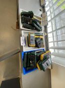 Test Meters, as set out in three boxes (Room 911)