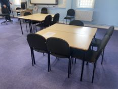 15 Tables, each approx. 1.2m x 600mm (Room 1101)