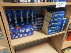 Quantity of Collins English Dictionaries, as set o