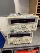 Two GW GPC-1850D Dual Tracking Units (Room 911)