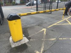 Electric Vehicle Control Barrier, approx. 4.6m wid