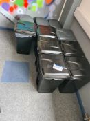 Approx. Ten Assorted Plastic Bins (Room 1004)