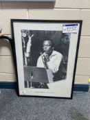 Miles Davies Kinda Blue Framed Print (Open Area)