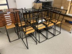 17 Steel Framed Stools (Room 133)