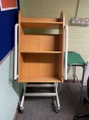 Mobile Book Display Stand (Library)