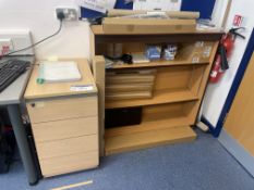 Office Furniture Throughout Room, including desk p