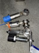 Four x 3in Pneumatic Valves (please note - there i