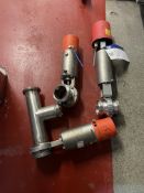 Three x 3in Pneumatic Valves (please note - there