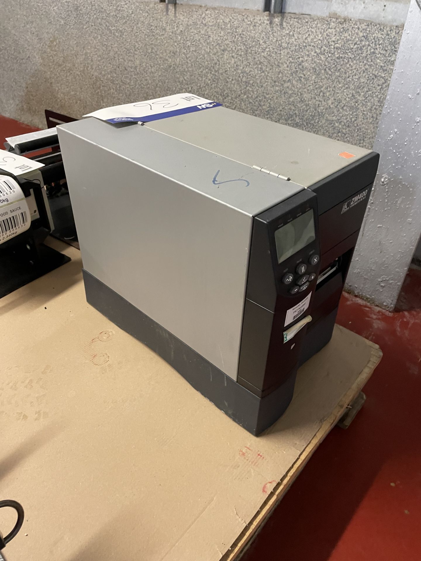 Zebra ZM400 Label Printer, 240V (please note - the - Image 3 of 5