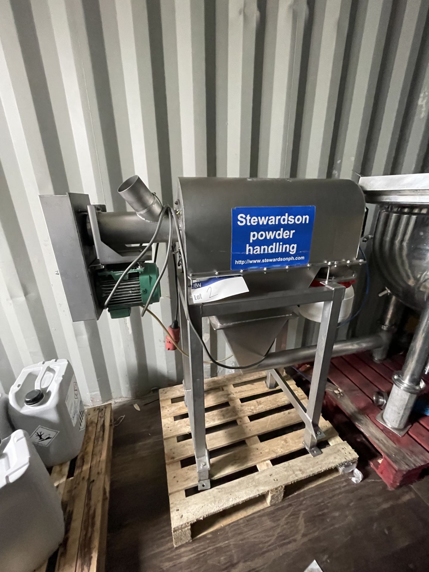 Stewardson Powder Handling STAINLESS STEEL ROTARY