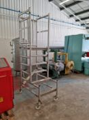 Aluminium Podium Tower L 0.8m x W 1.15m H 2.6m, loading free of charge - yes, lot located at Unicorn