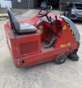 MP Max 110 Diesel Engine Ride on Sweeper, serial no. 072/09/03/07 year of manufacture 2007,