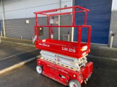 Skyjack SJIII 3219 227KG CAP MOBILE ELECTRIC SCISSOR LIFT ELEVATING WORK ACCESS PLATFORM MEWP CHERRY