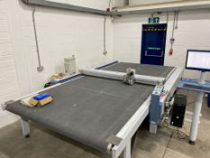 Zund L 2500 CV Digital Cutter, year of manufacture 2006, material clearance 30mm, approx. 1800mm x