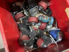 Box of Heavy Duty Castors, loading free of charge - yes, lot located at Ludom Storage, Barleyfield