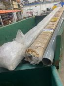 Quantity of Aluminium Sign Tube - Diameter 76mm, length approx 3m. 5 tubes, loading free of charge -
